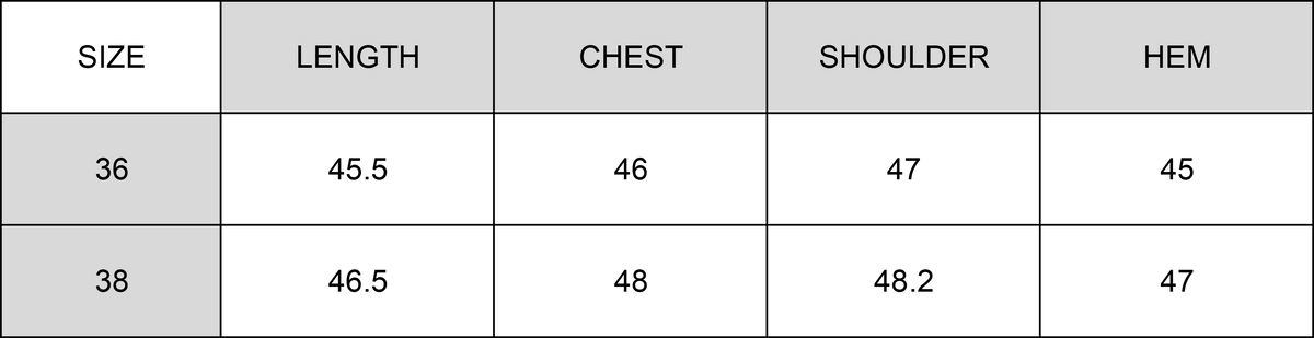 Size Guide