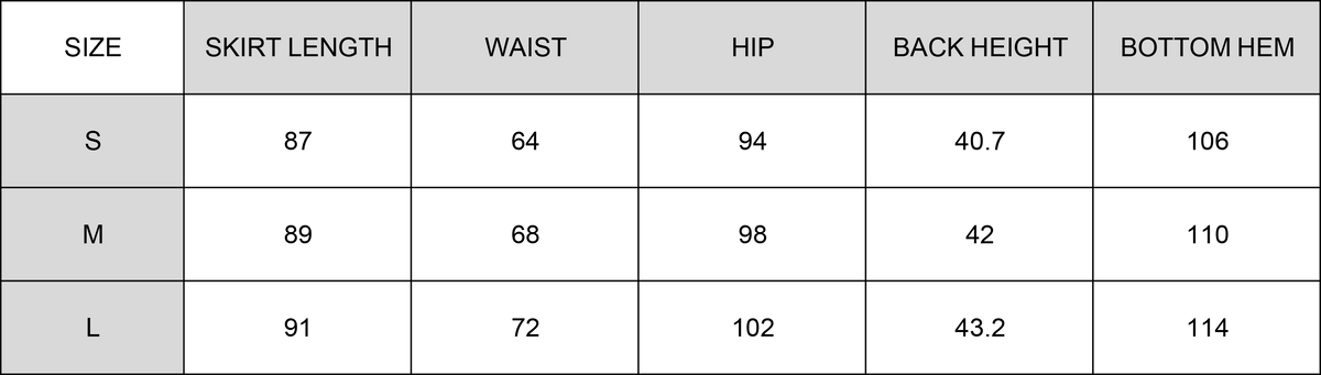 Size Guide