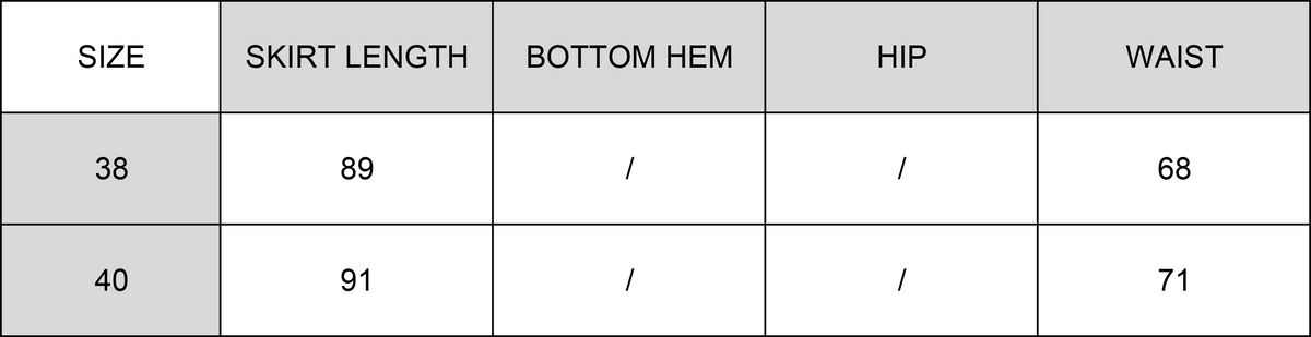 Size Guide