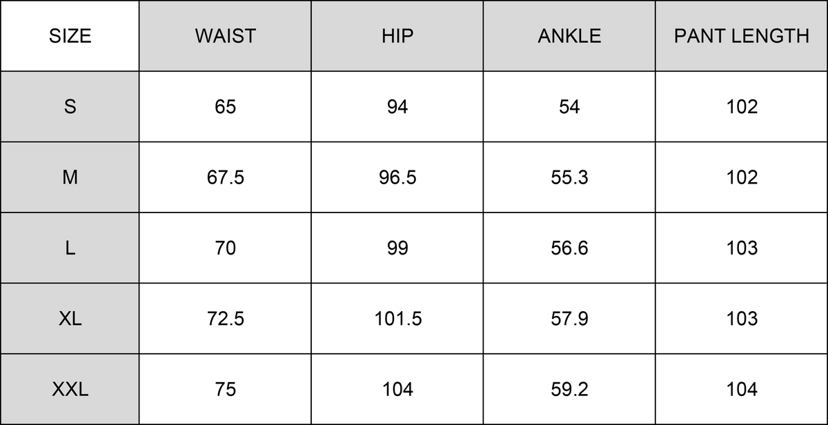 Size Guide