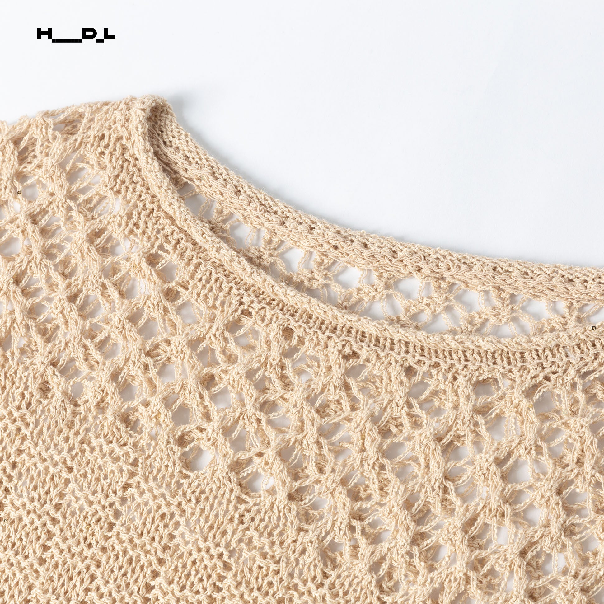 Openwork Long Sleeve Sweater