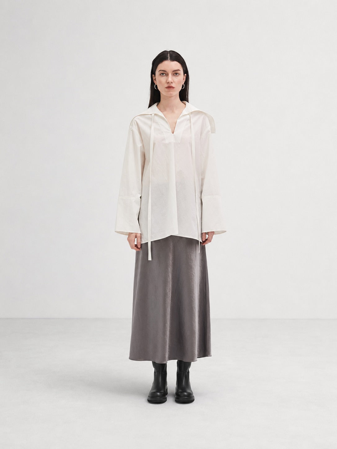 Cotton V-Neck Shirt