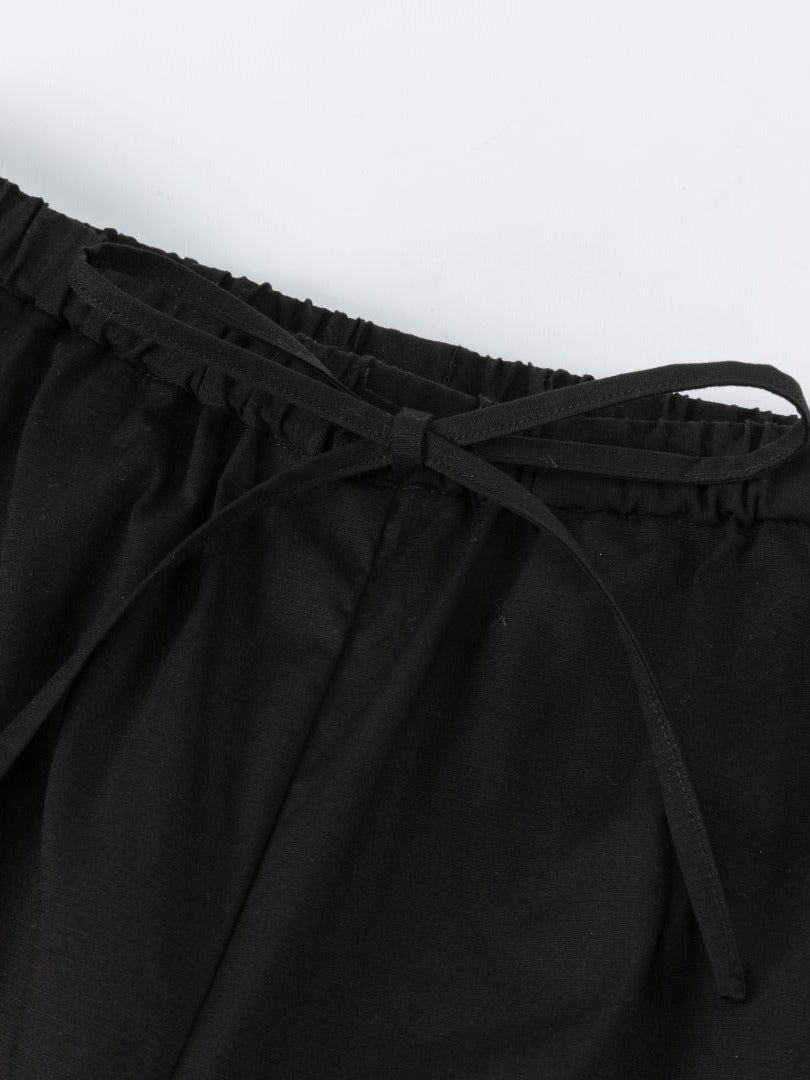 Cotton Pull-On Trousers