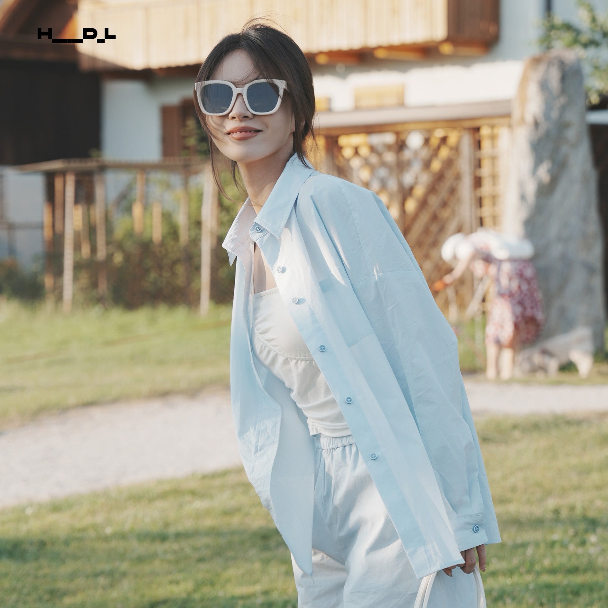 Square Patch Pocket Long Shirt