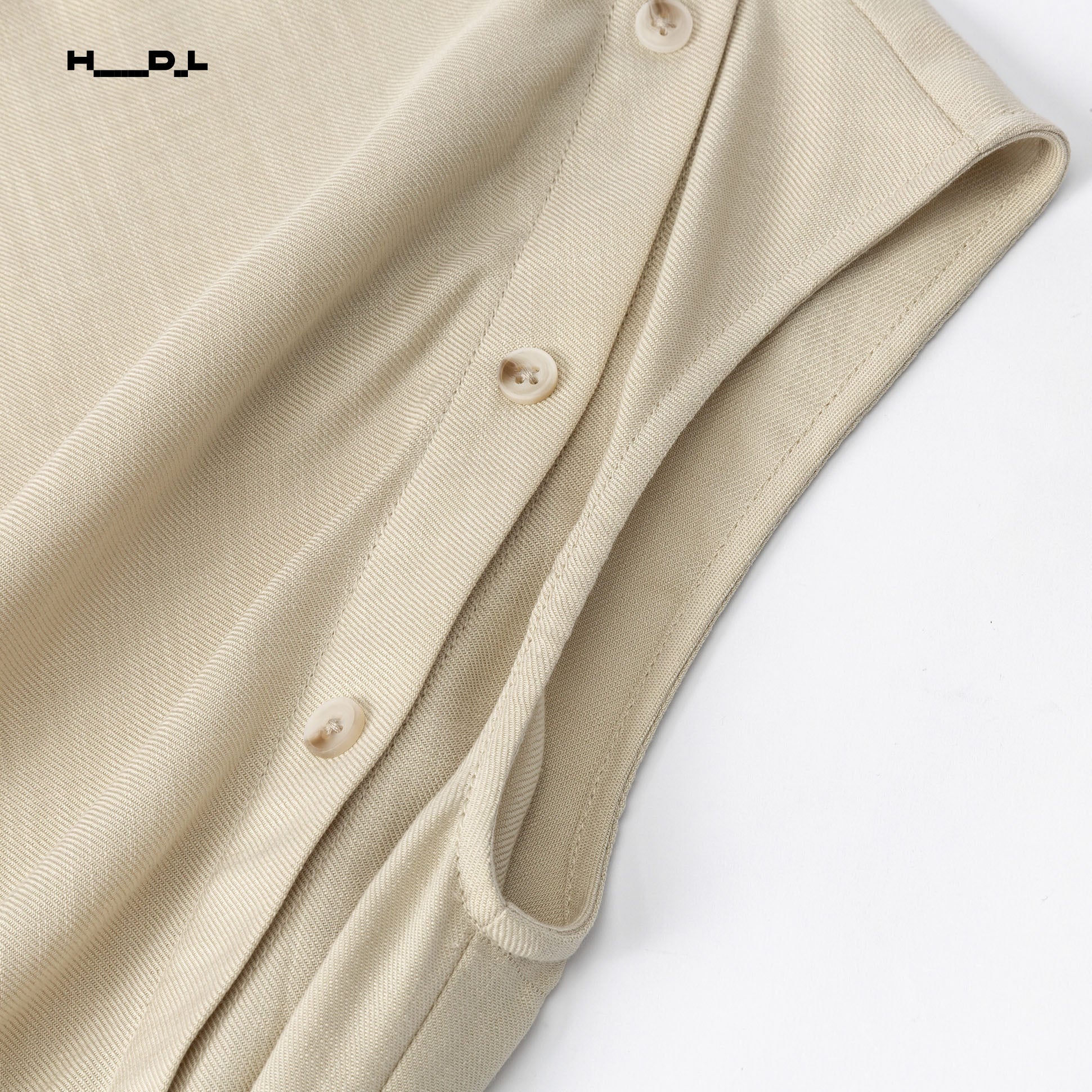 Draped Neck Tencel Blouse