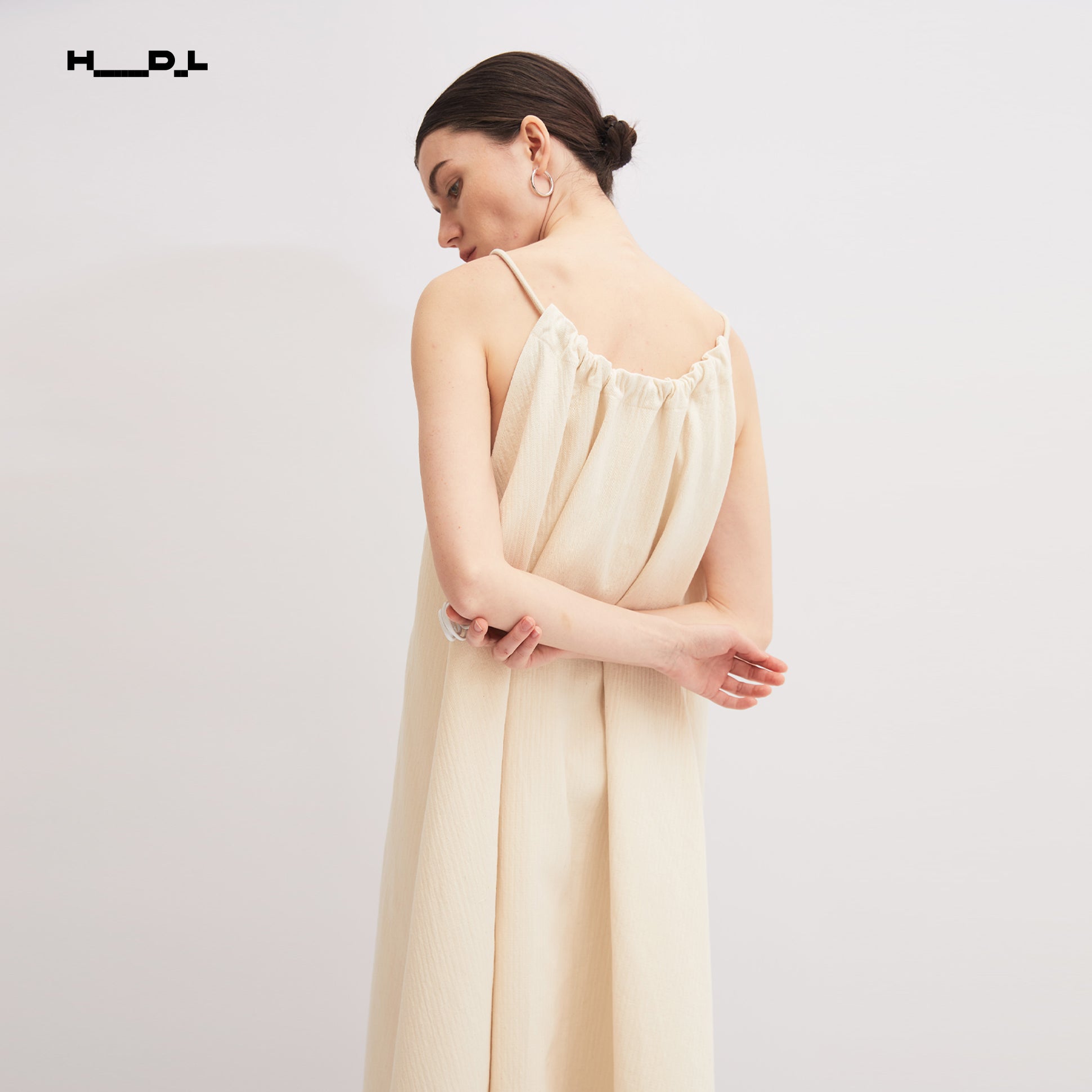 Drawstring A-Line Dress