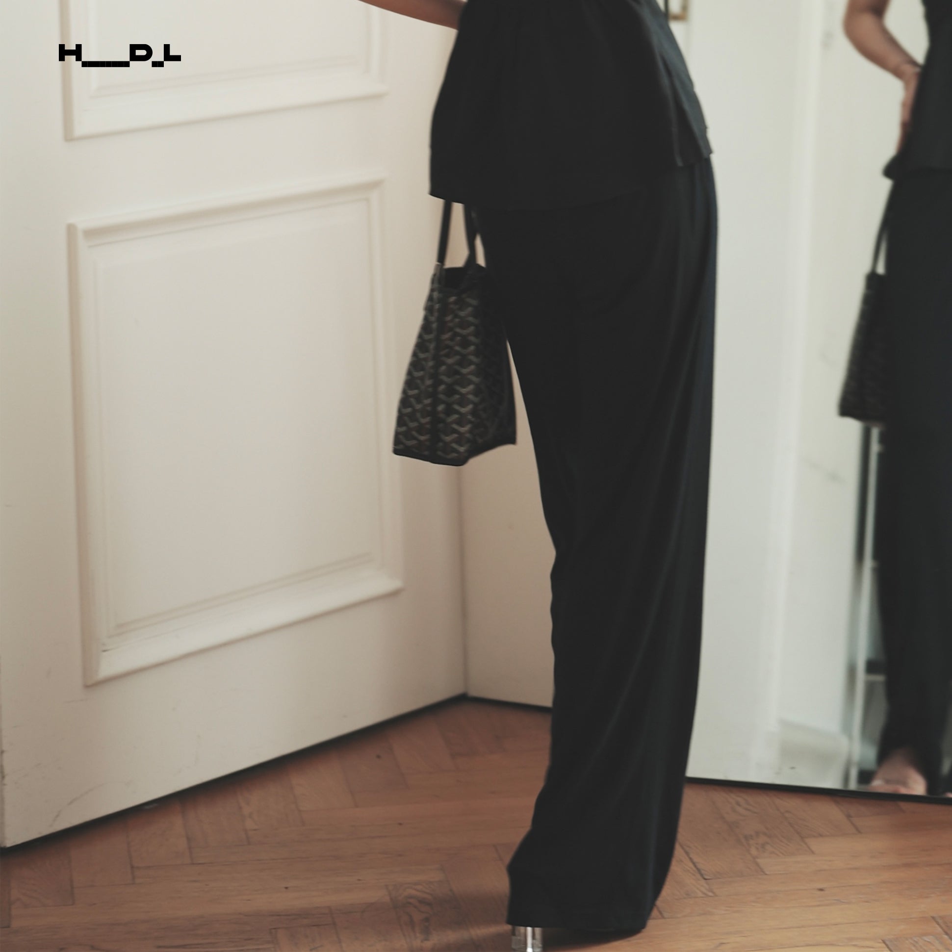 Tie Waist Loose Wide-Leg Pants
