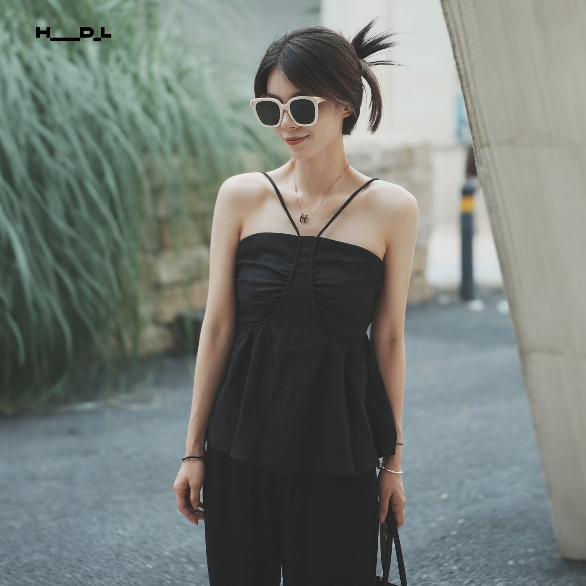 A-Line Gathered Bust Camisole