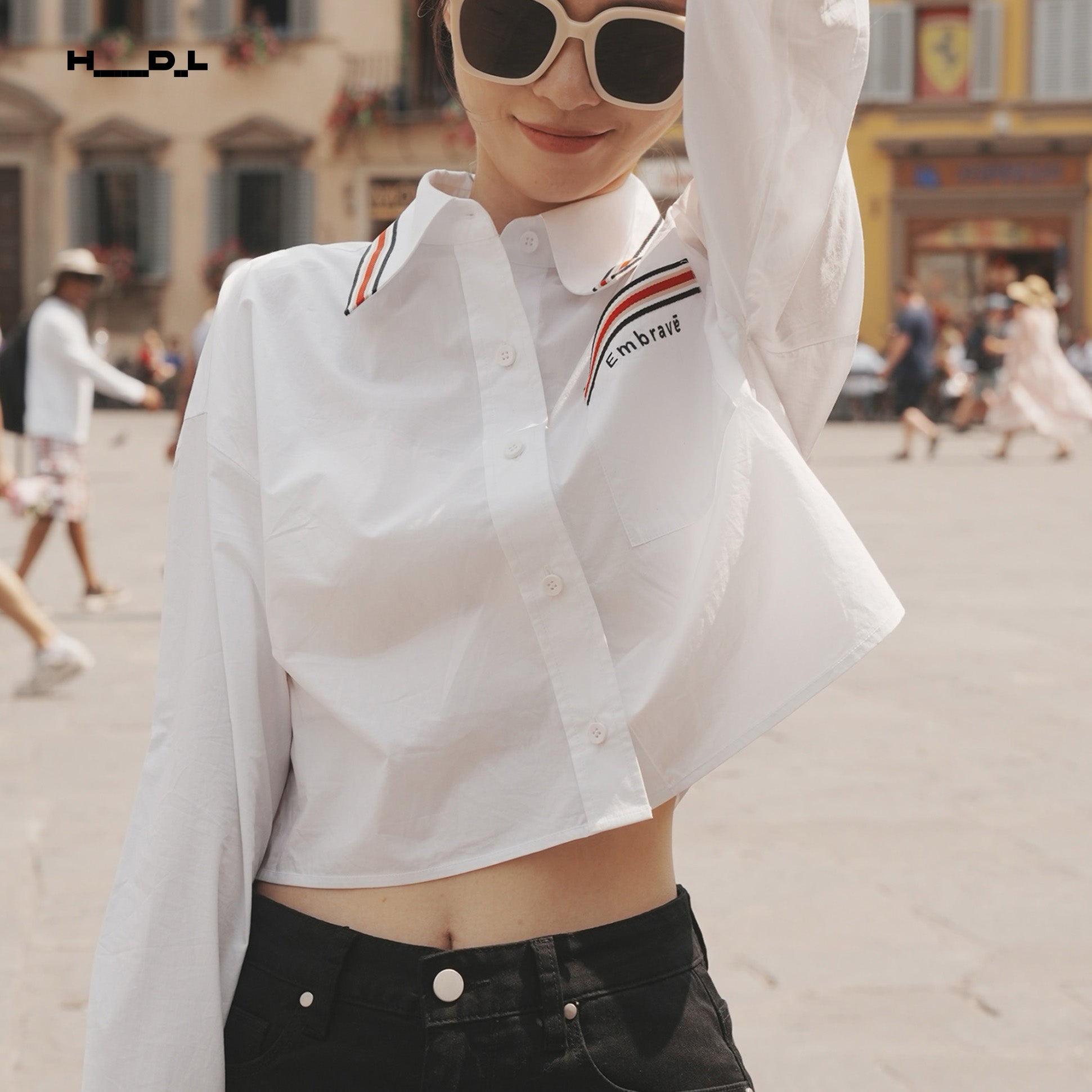 Braided Trim Shirt