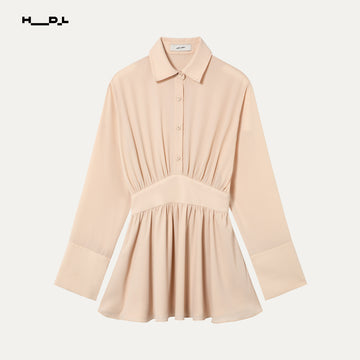 V-Neck Shirt Dress