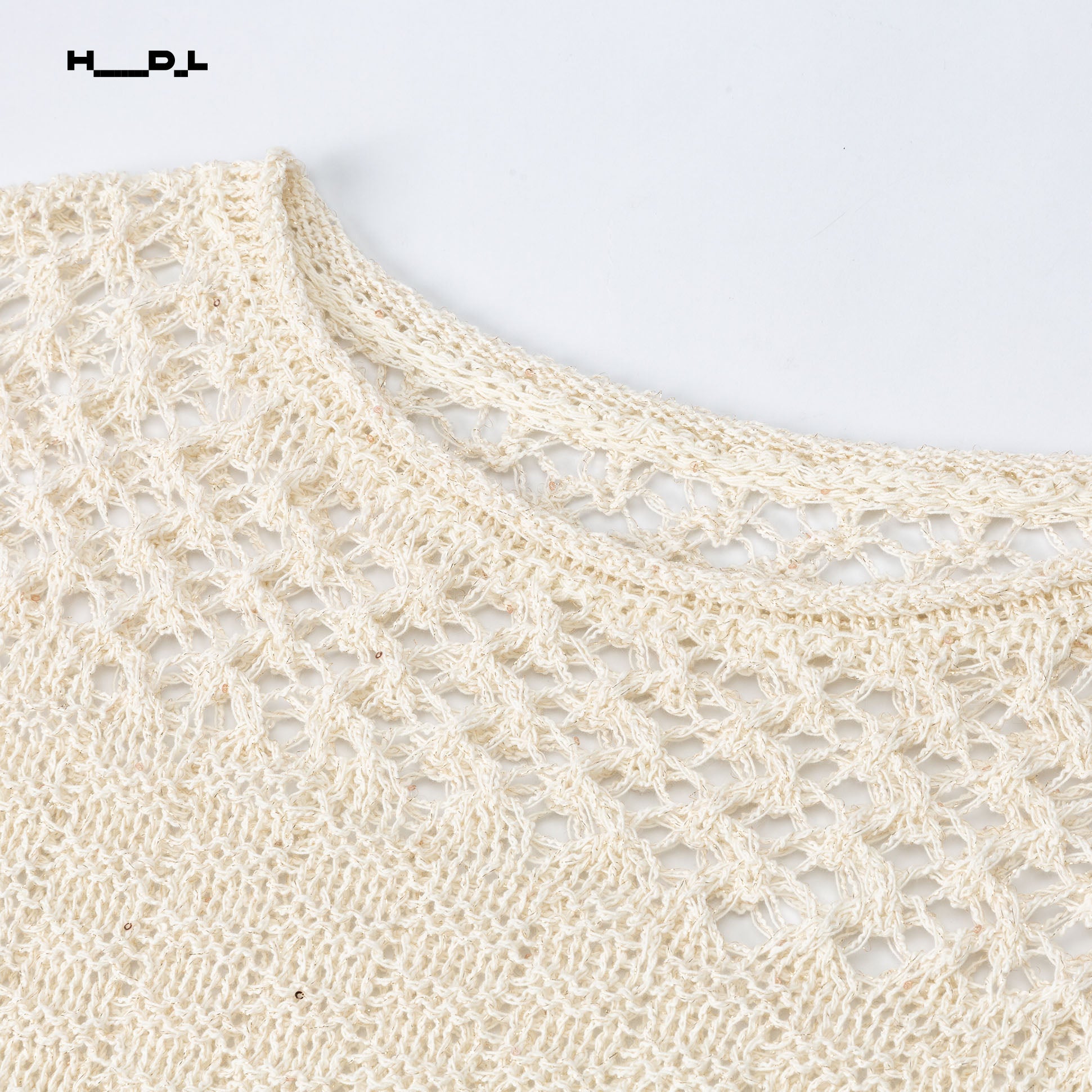 Openwork Long Sleeve Sweater
