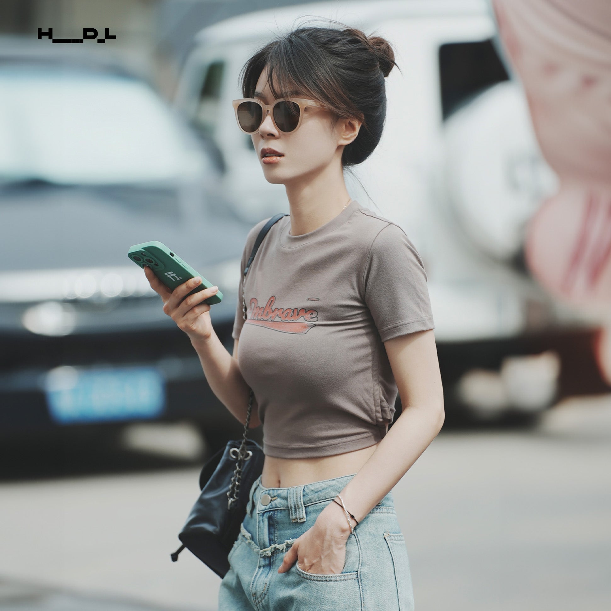 Back Tie Waist Cropped T-Shirt