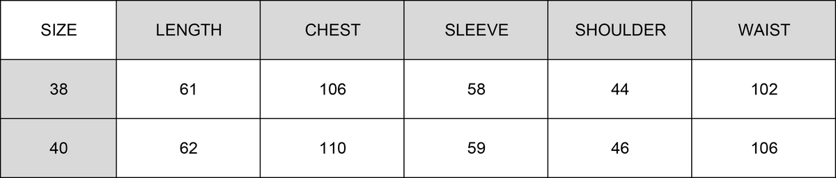 Size Guide