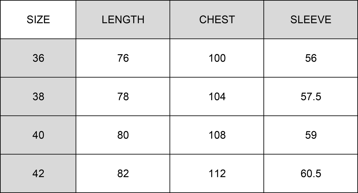 Size Guide