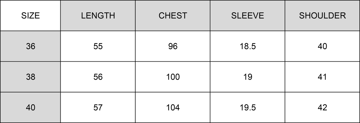 Size Guide