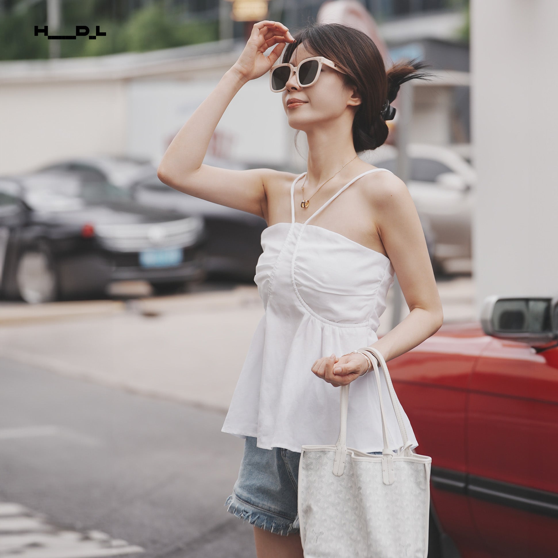 A-Line Gathered Bust Camisole