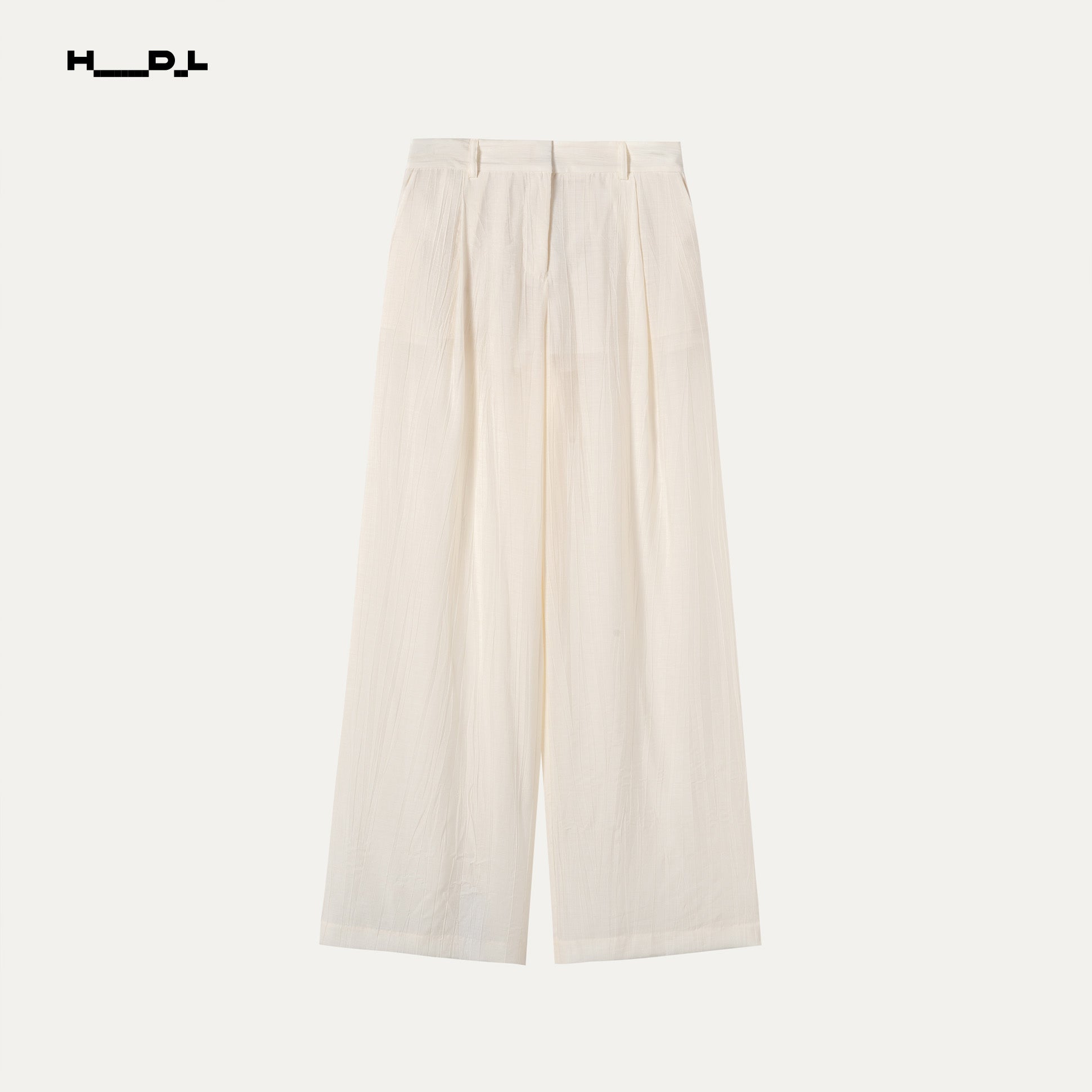 Textured Office Trousers