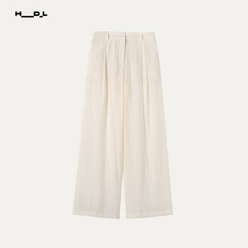 Textured Office Trousers