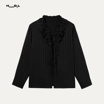 Stripe Openwork Shirt