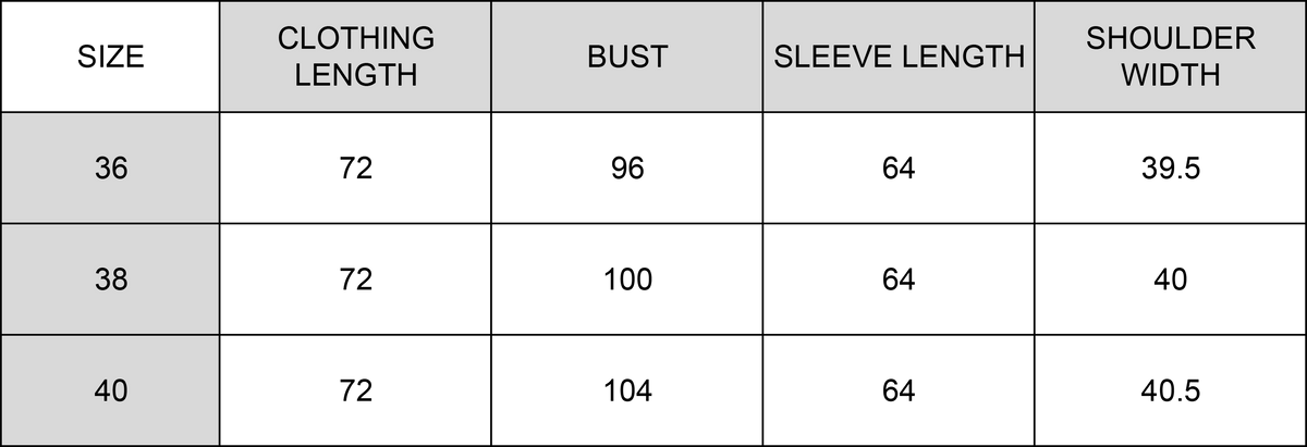 Size Guide