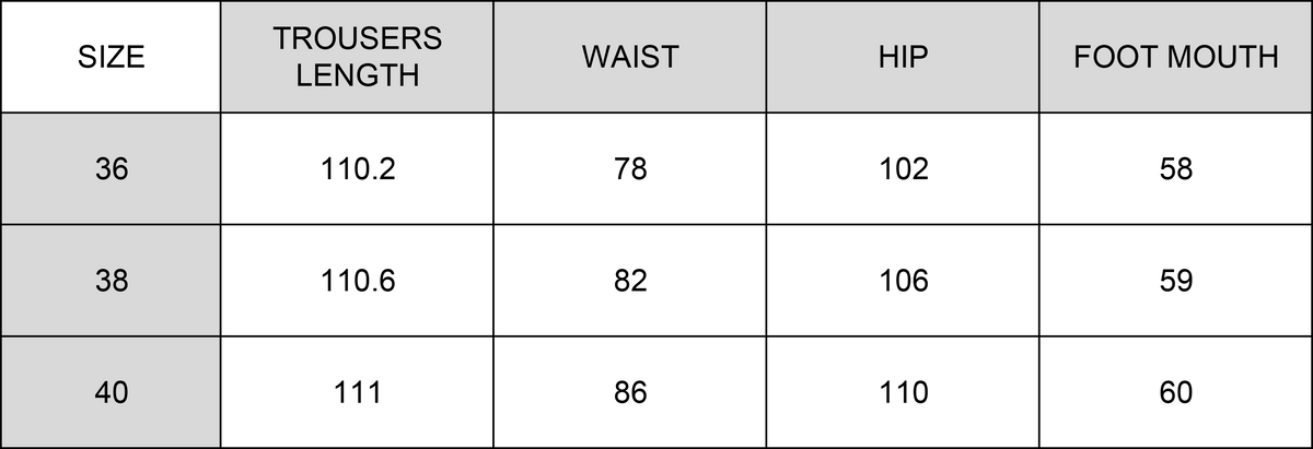 Size Guide