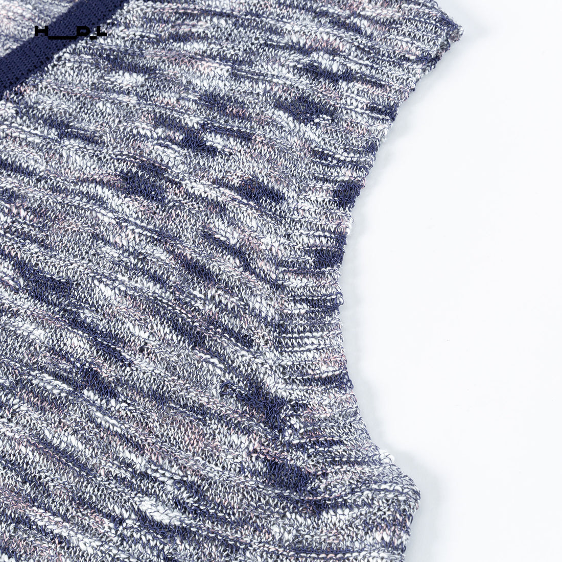 Classic Style Fancy Yarn Knit Vest