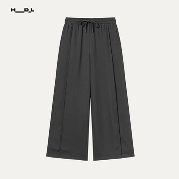 Tencel Wide-Leg Pants