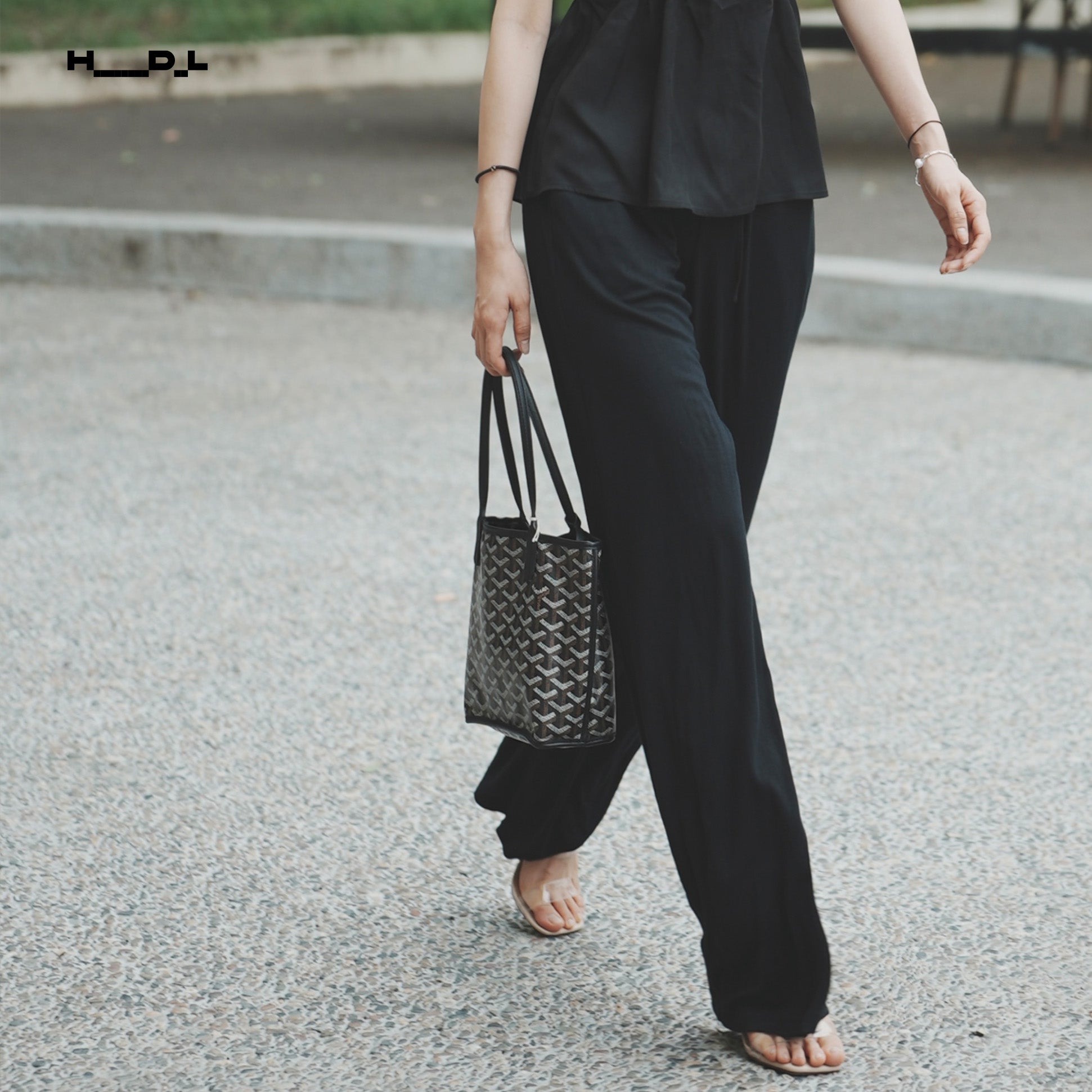 Tie Waist Loose Wide-Leg Pants