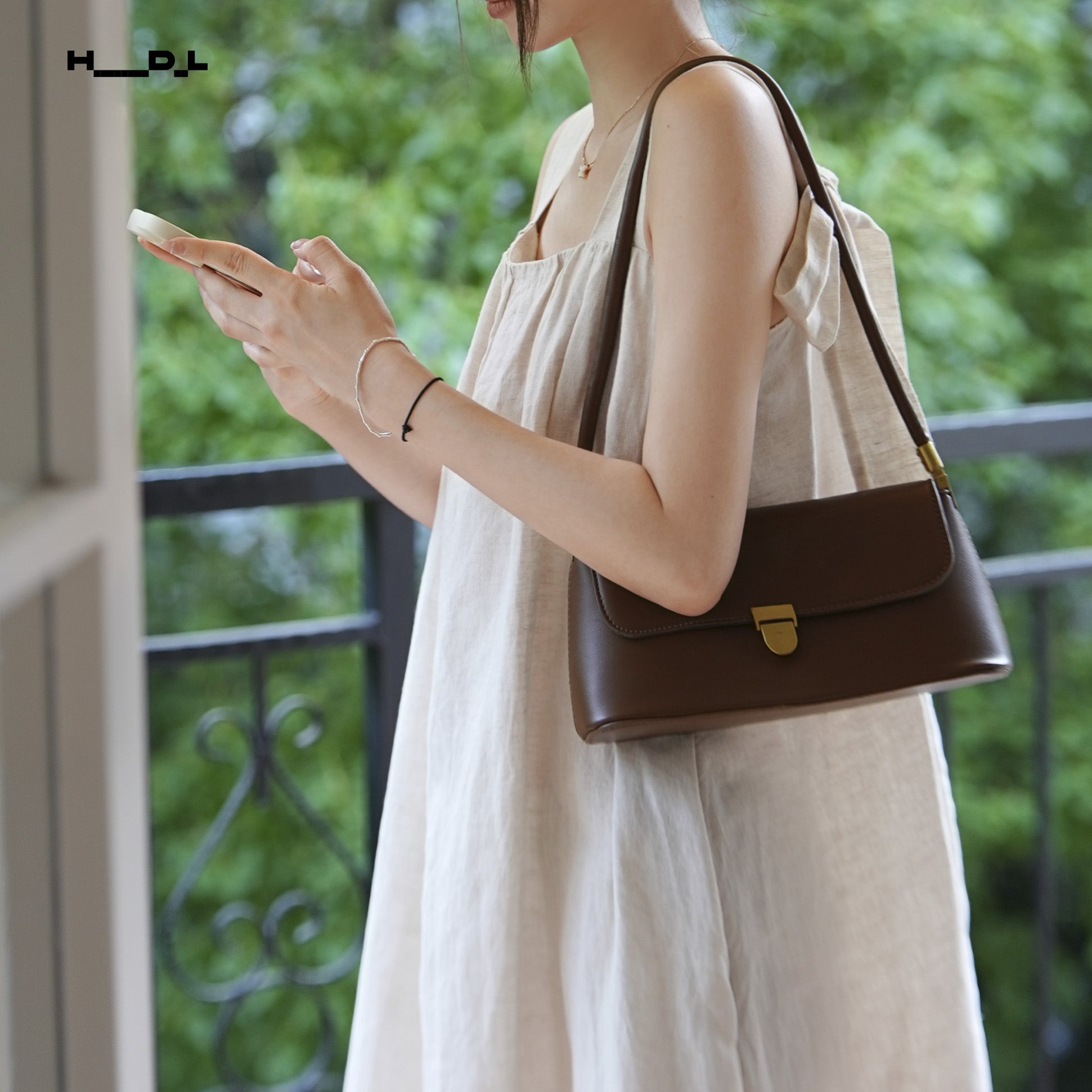 Linen Pinafore A-Line Dress