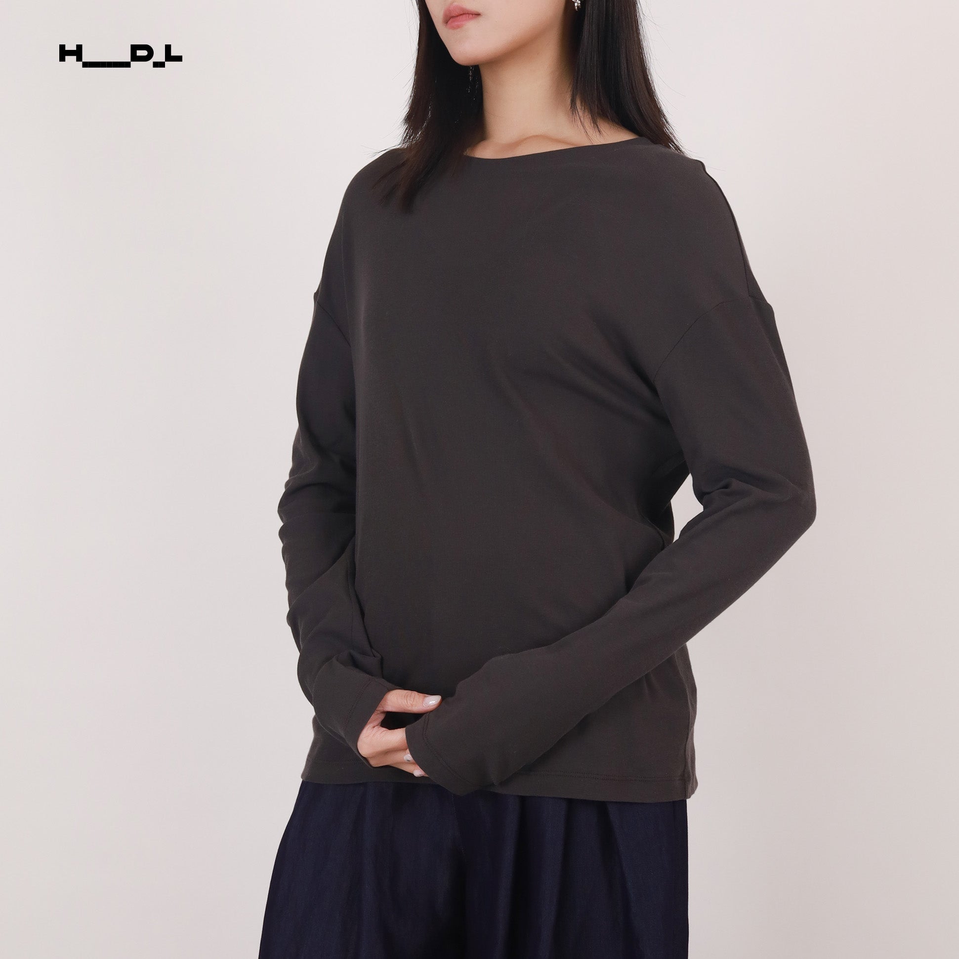 Tencel-Wool Stripe T-Shirt