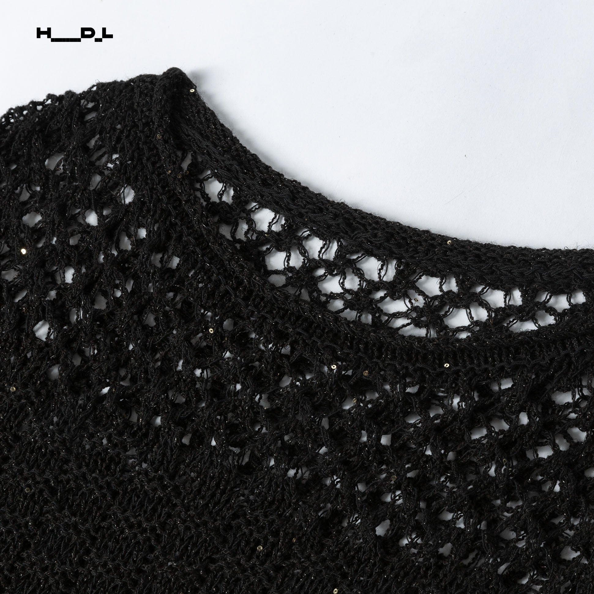 Openwork Long Sleeve Sweater