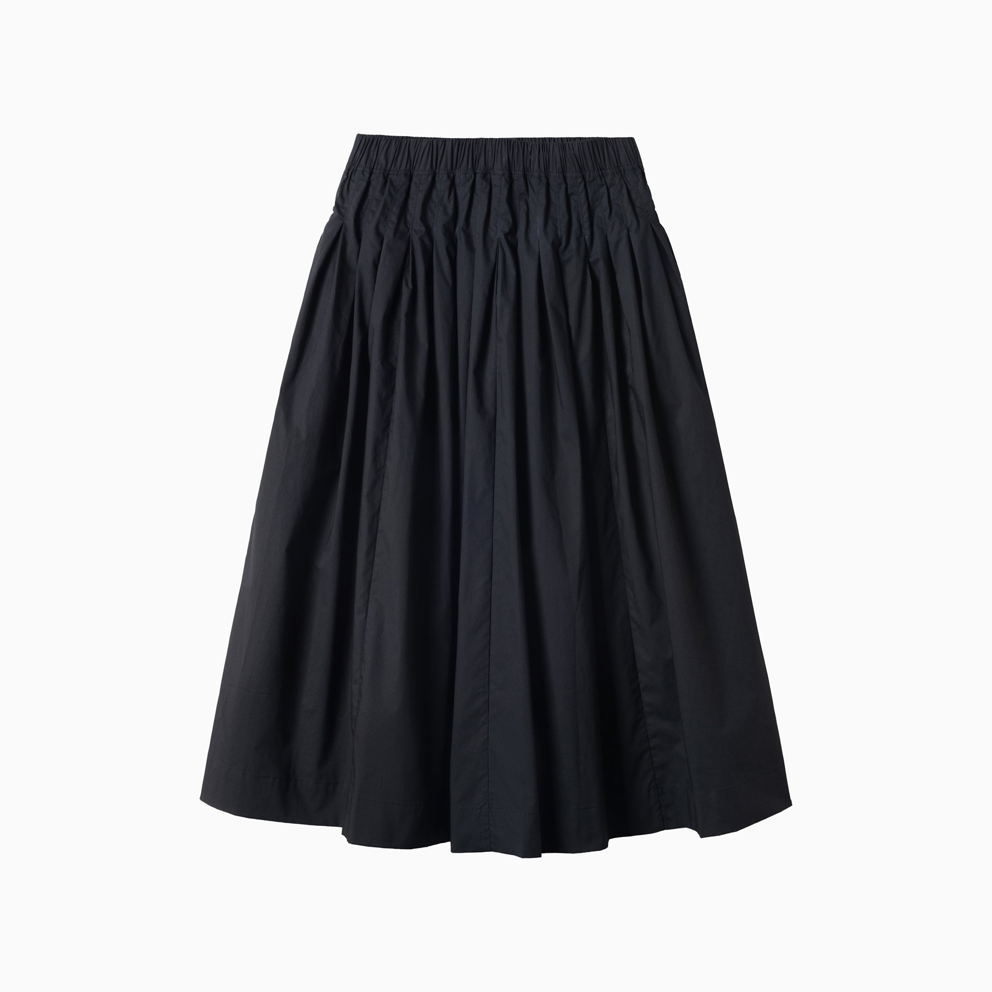 Waist-Gathered Tencel Acetate Skirt