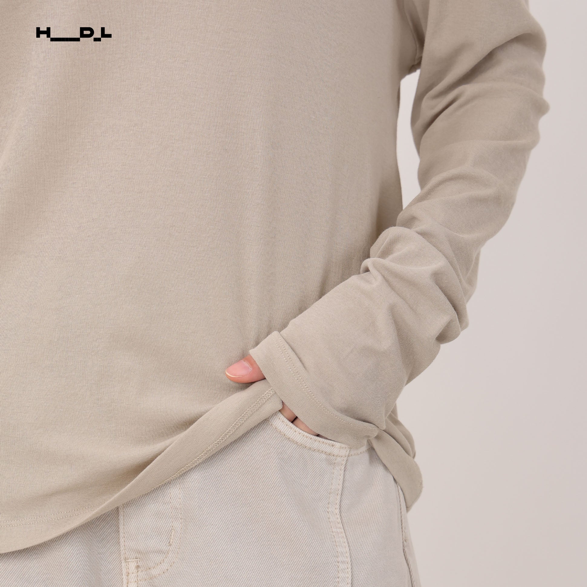 Tencel-Wool Stripe T-Shirt
