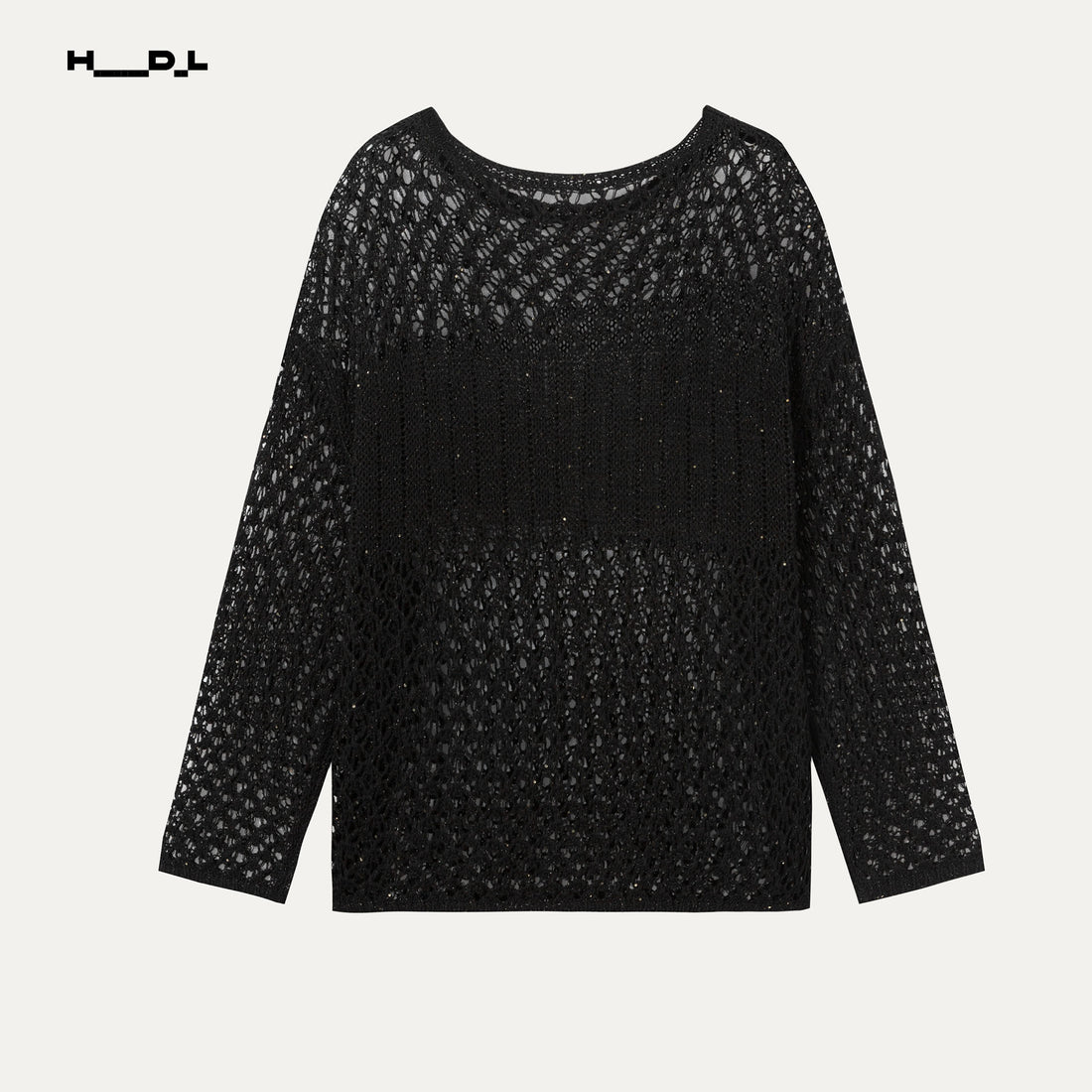 Openwork Long Sleeve Sweater