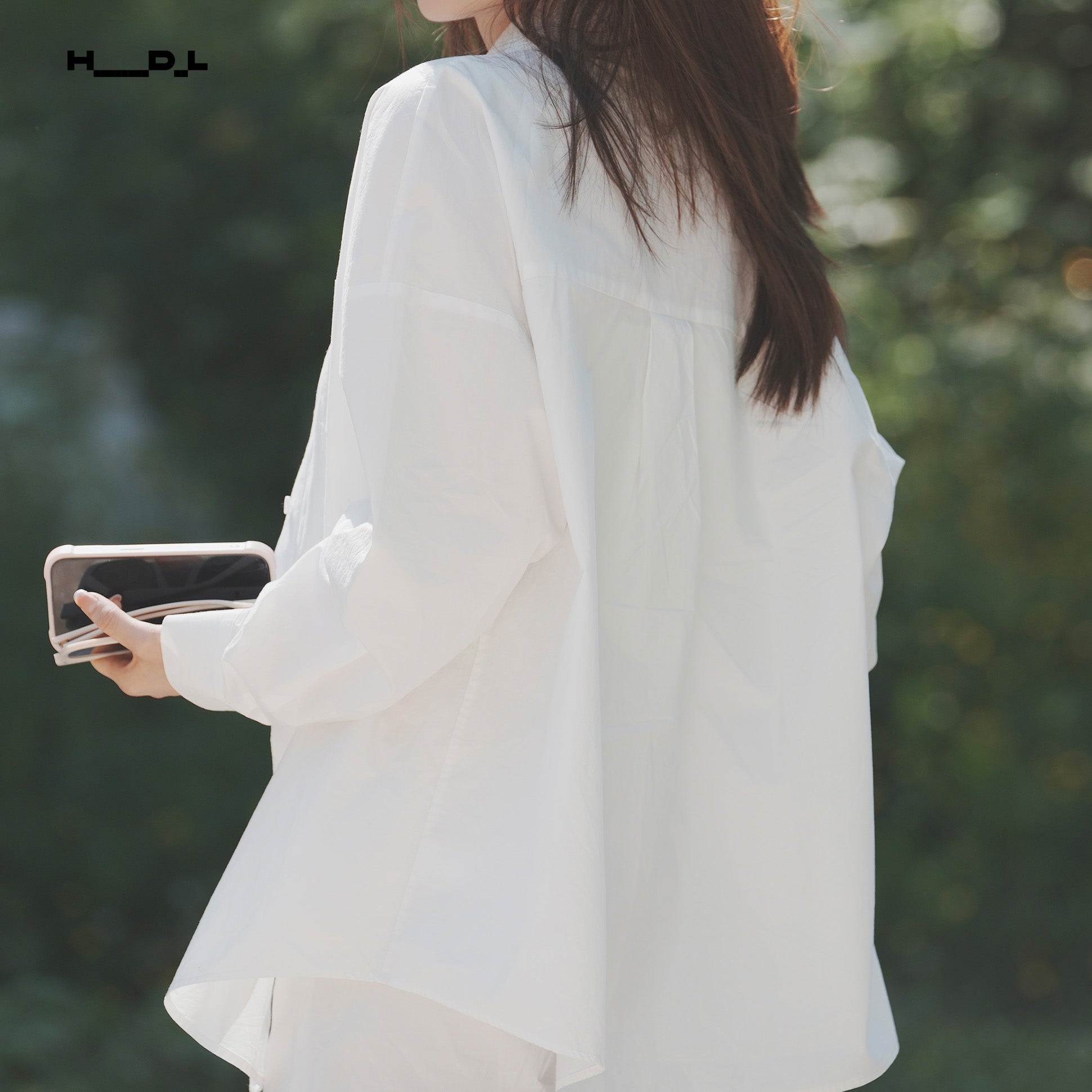 Square Patch Pocket Long Shirt