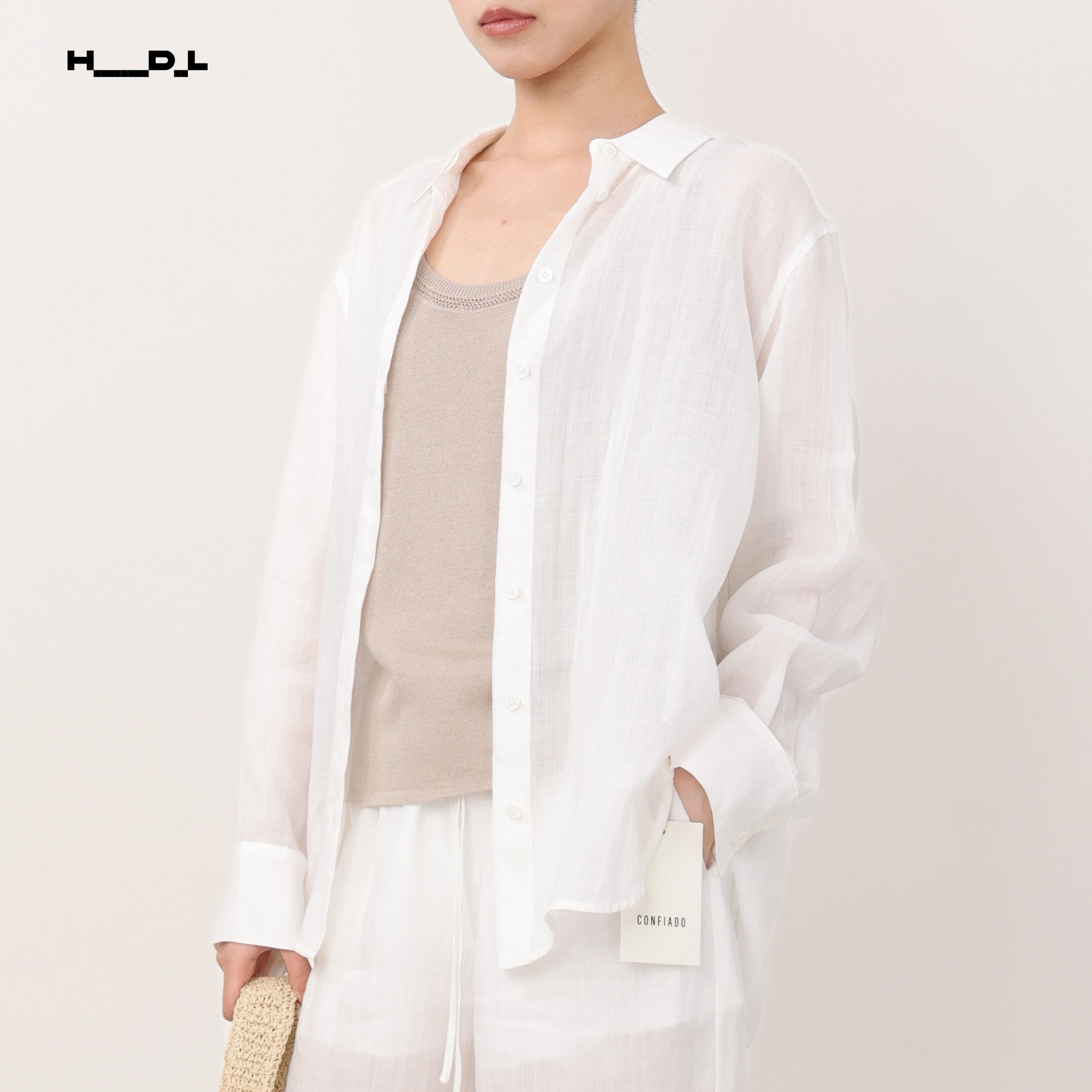 Linen Drawstring shirt