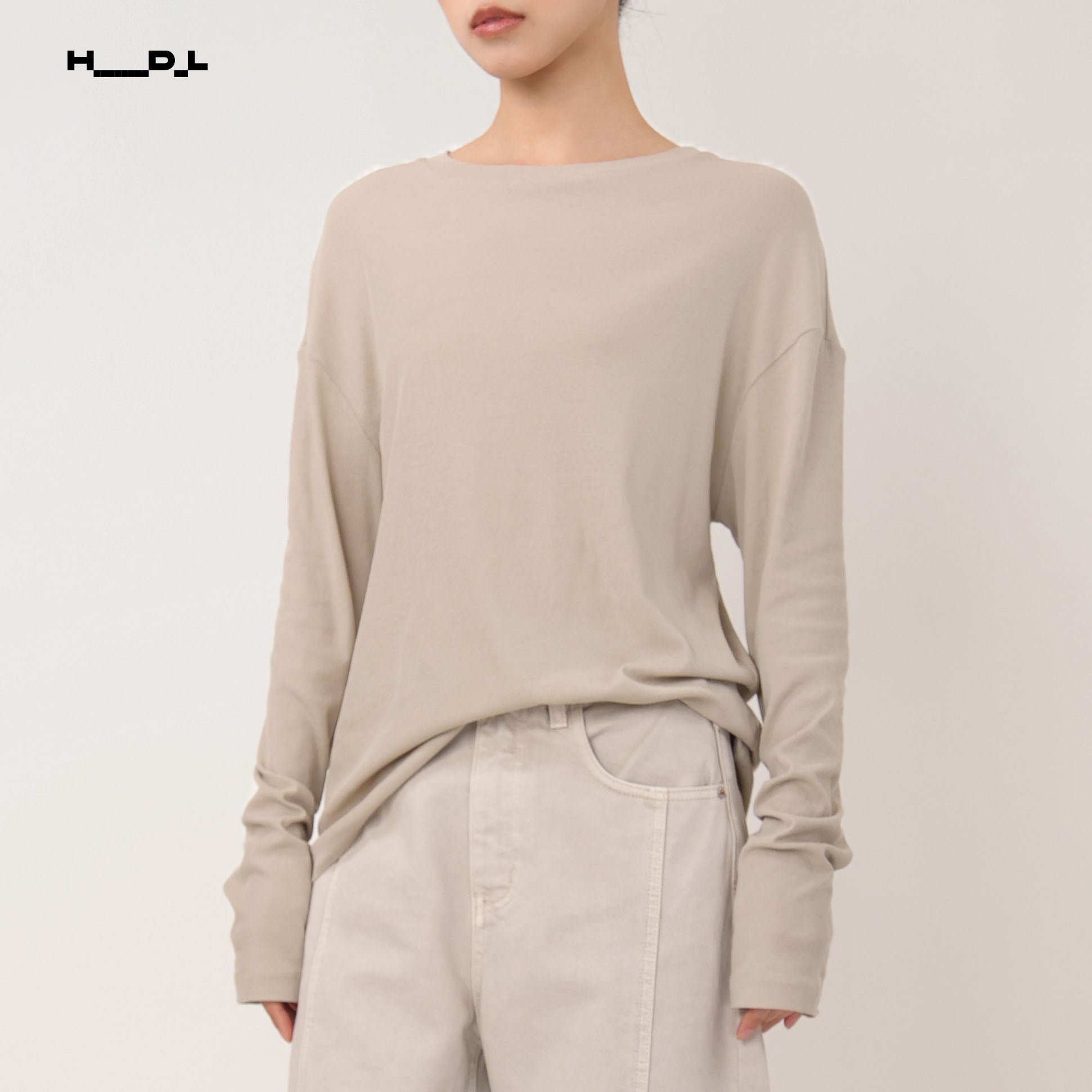 Tencel-Wool Stripe T-Shirt