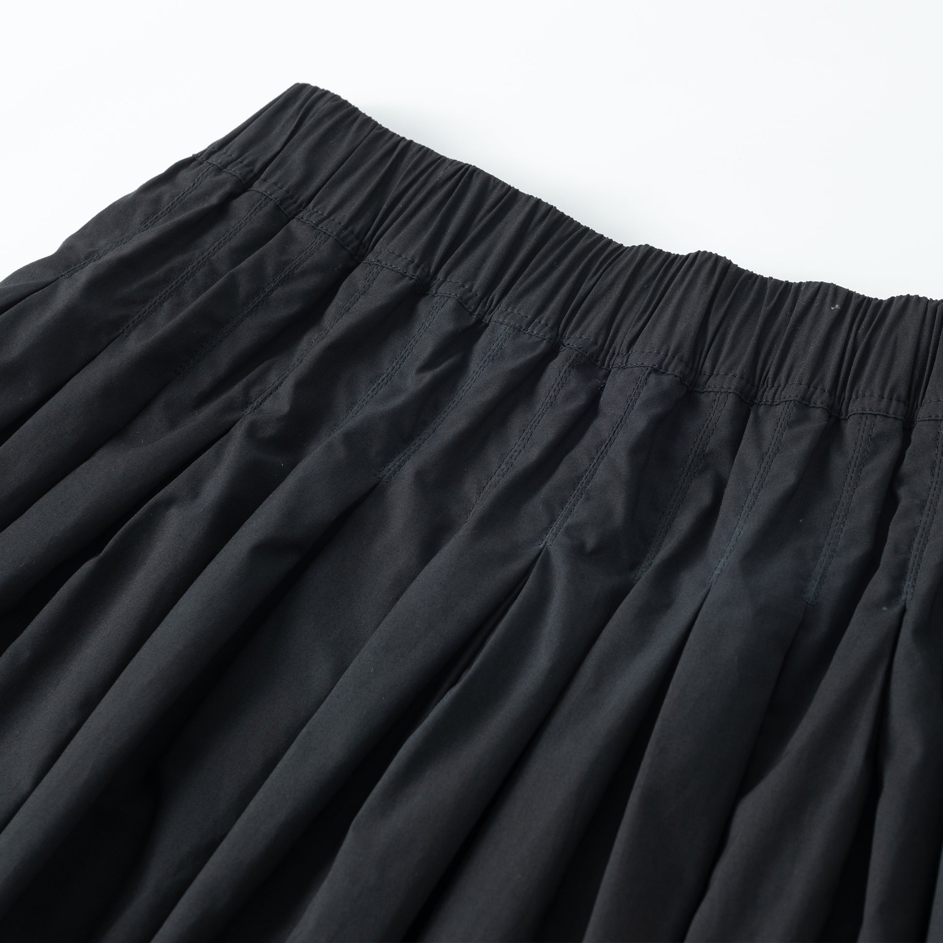 Waist-Gathered Tencel Acetate Skirt