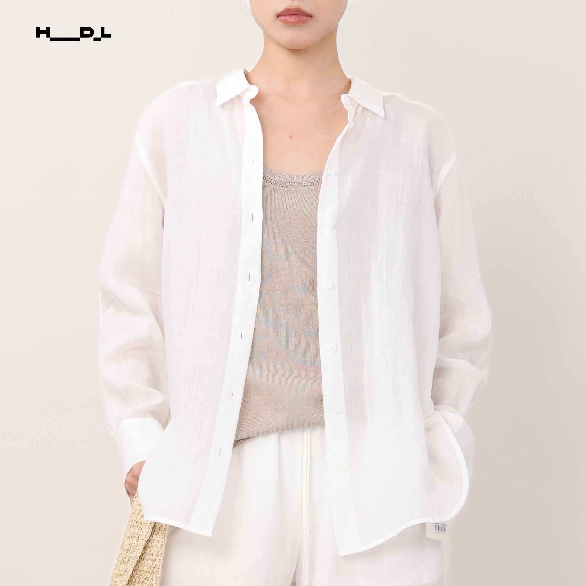 Linen Drawstring shirt