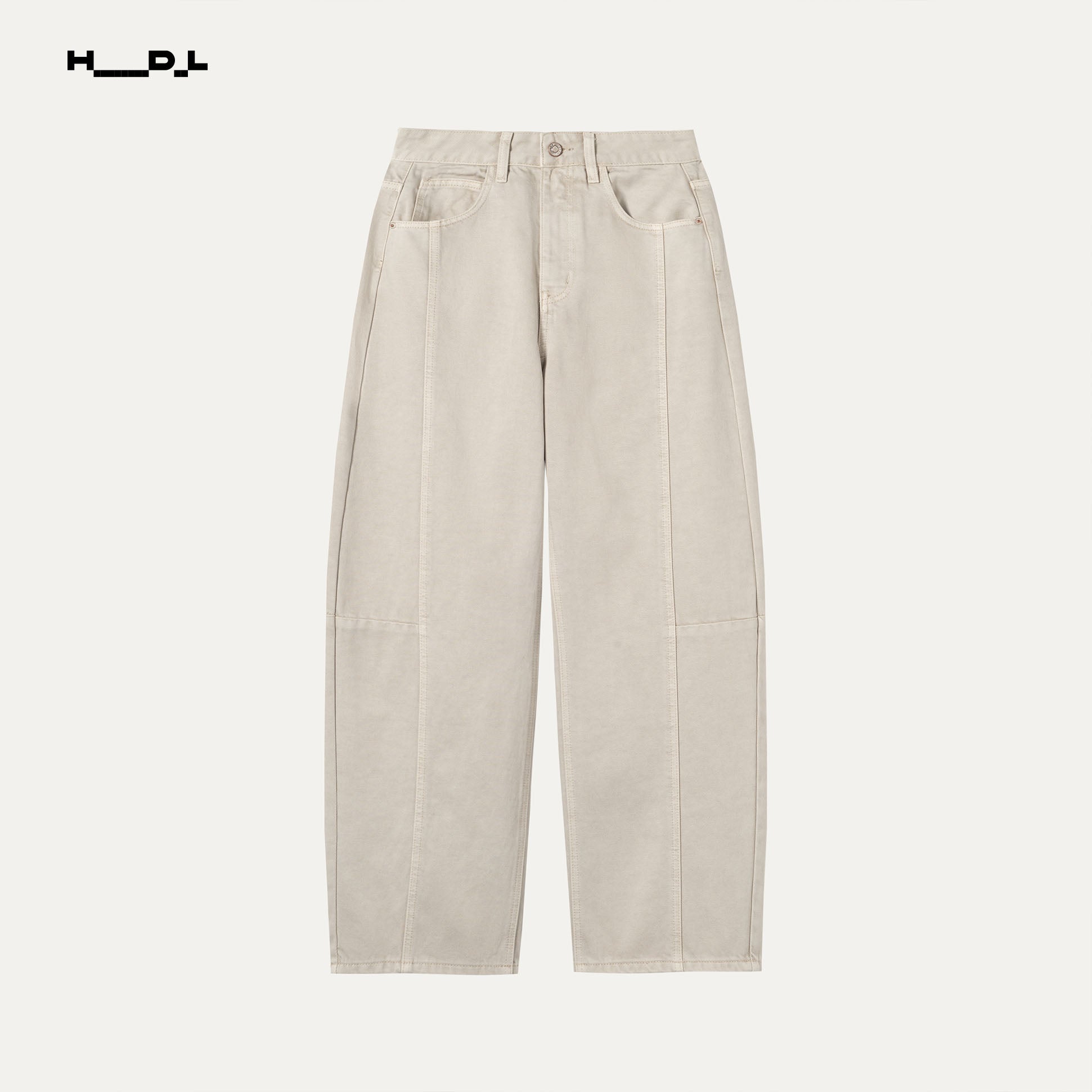 Curved Seam Casual Pants