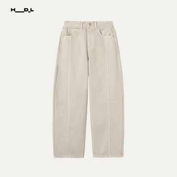 Curved Seam Casual Pants