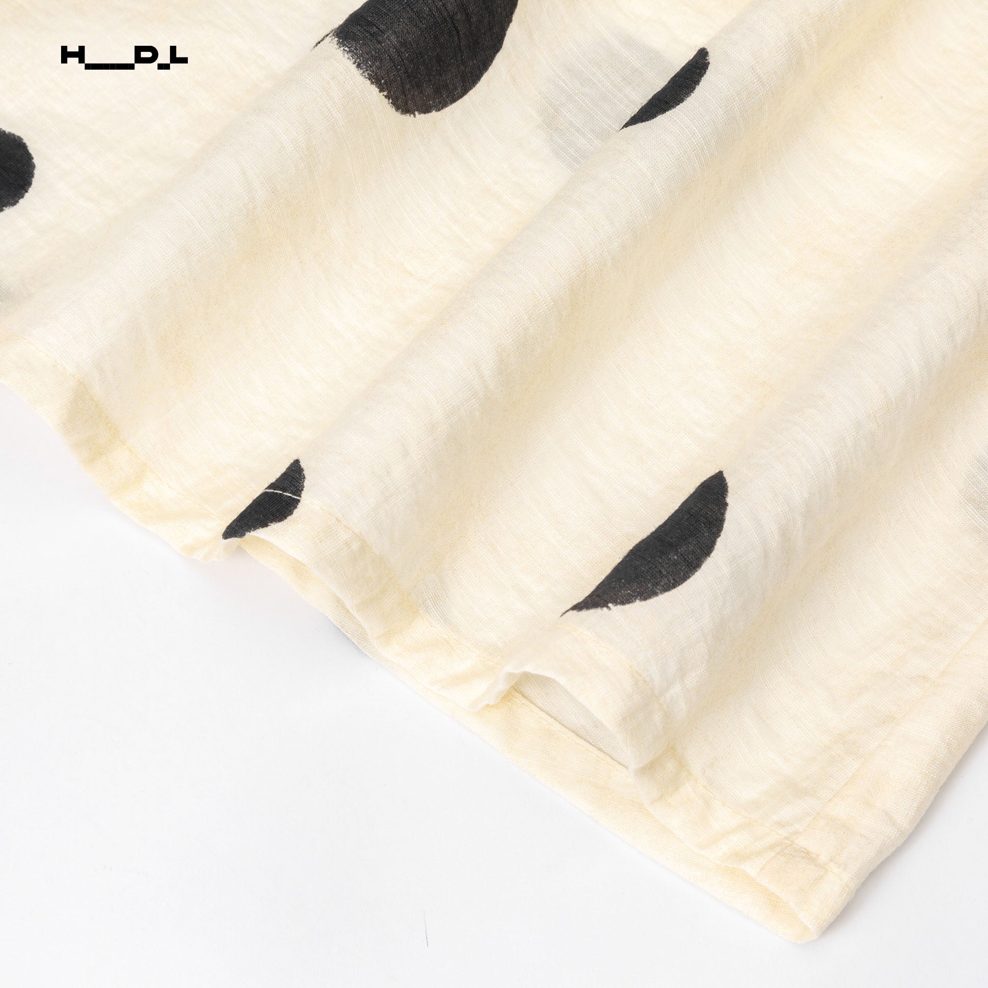 French Artistic Polka Dot Midi Skirt