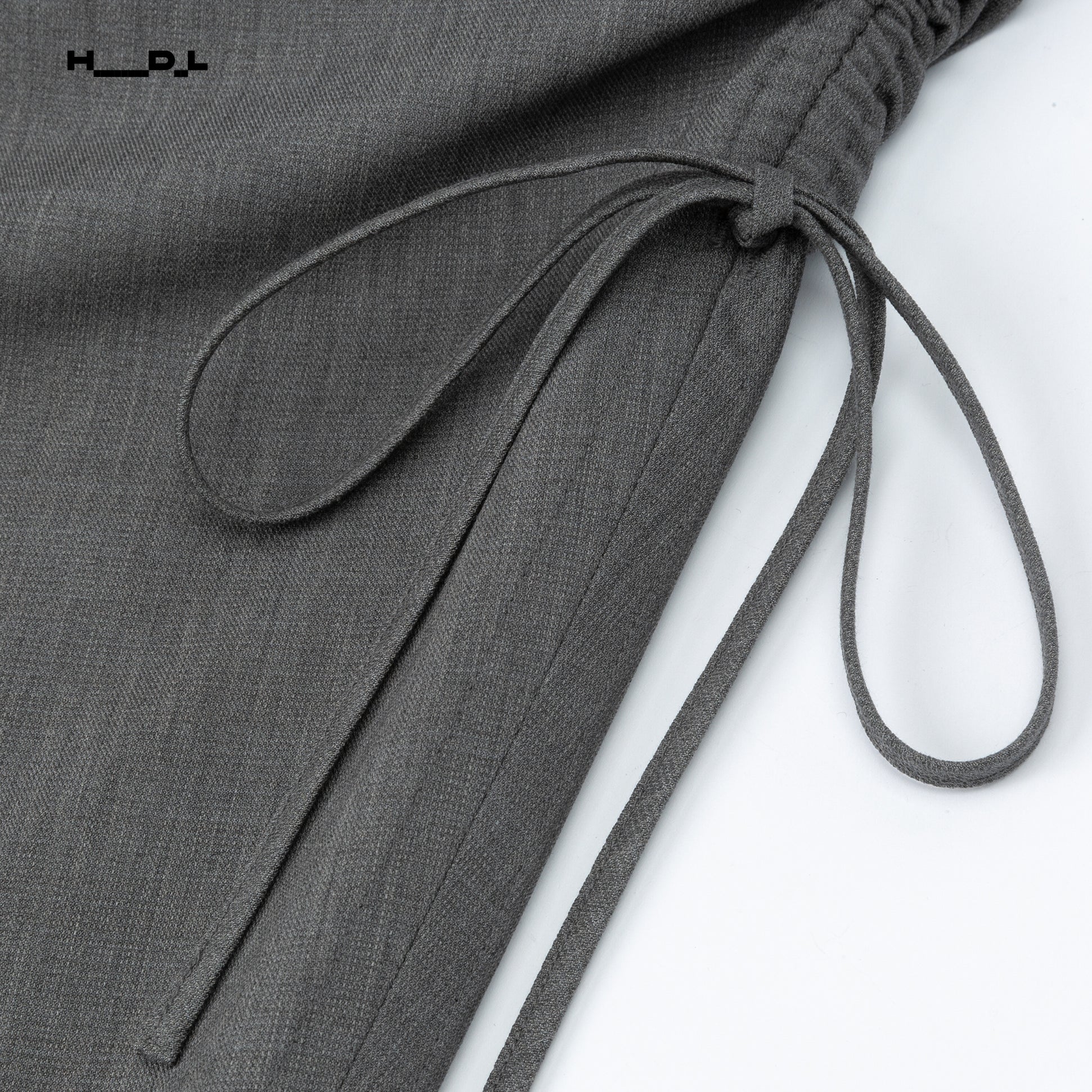 Waist-Gathered Tencel Acetate Dress