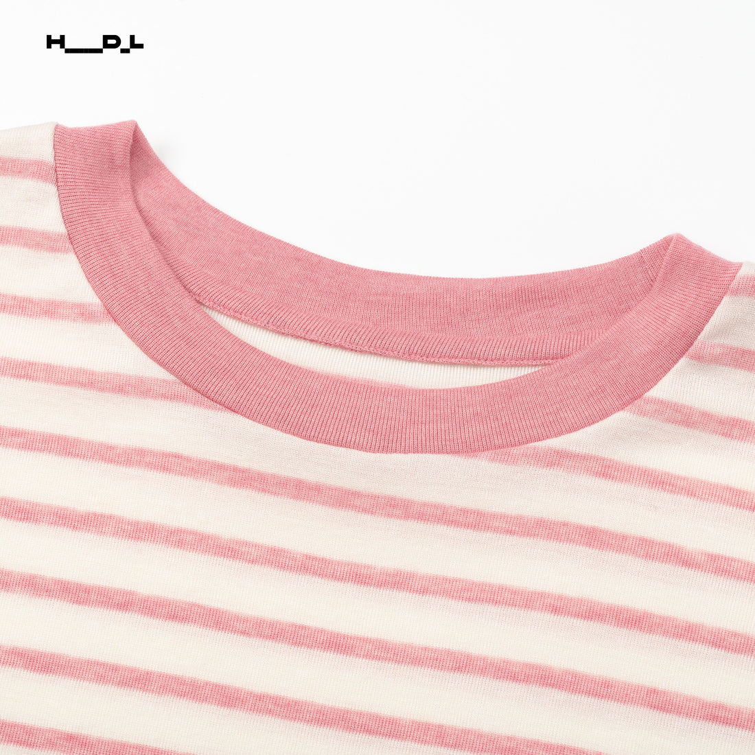 Lyocel-Wool Stripe T-Shirt