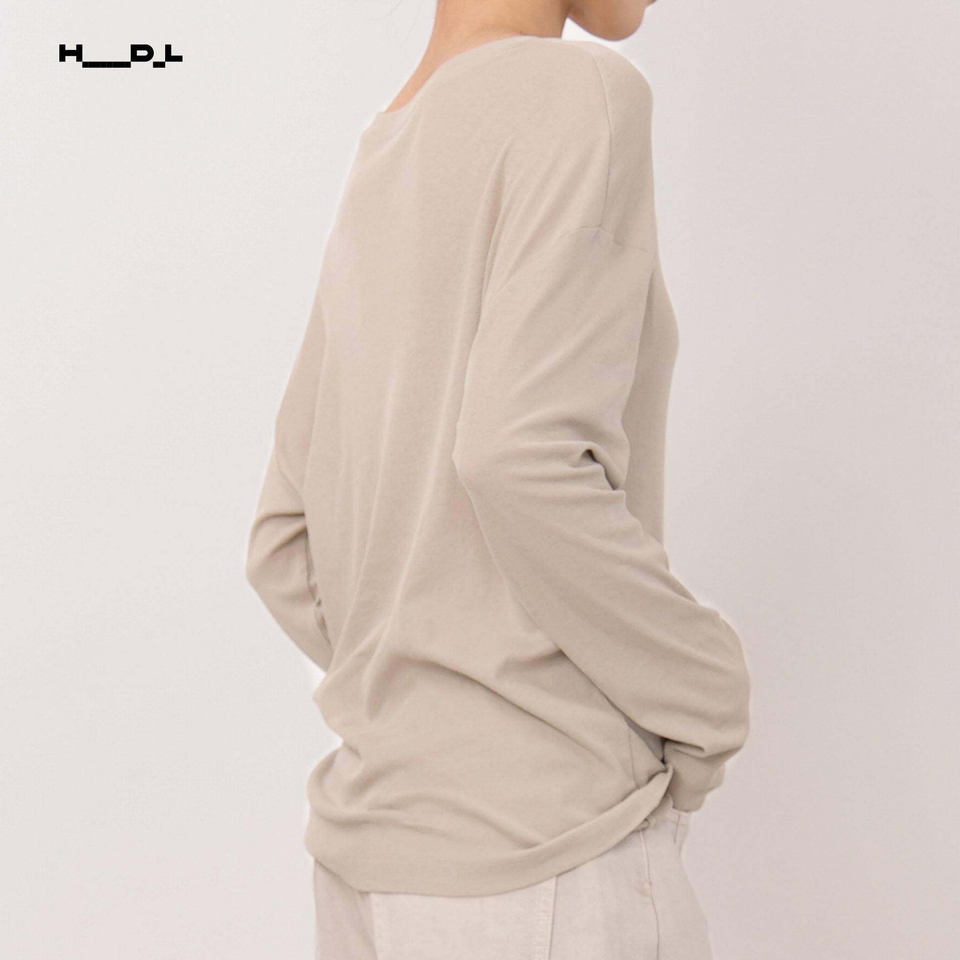 Tencel-Wool Stripe T-Shirt