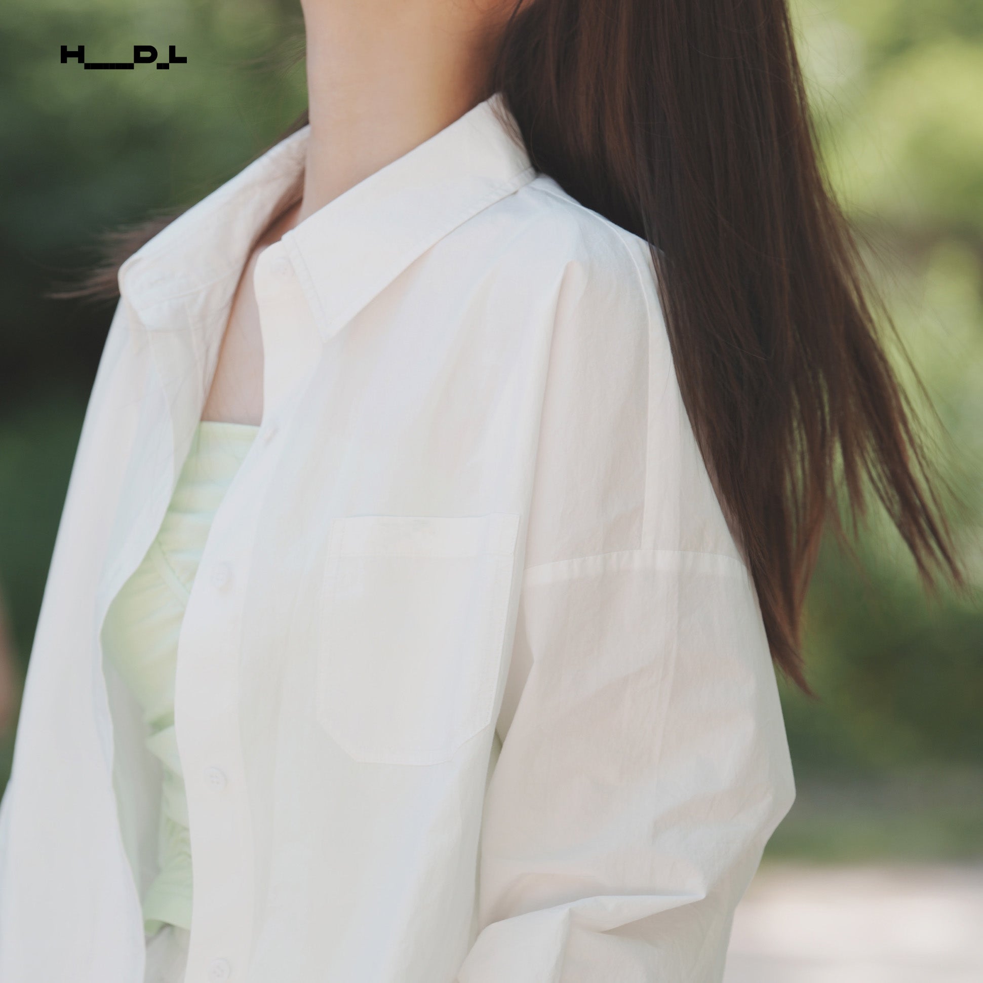 Square Patch Pocket Long Shirt
