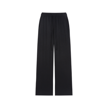 Tie Waist Loose Wide-Leg Pants