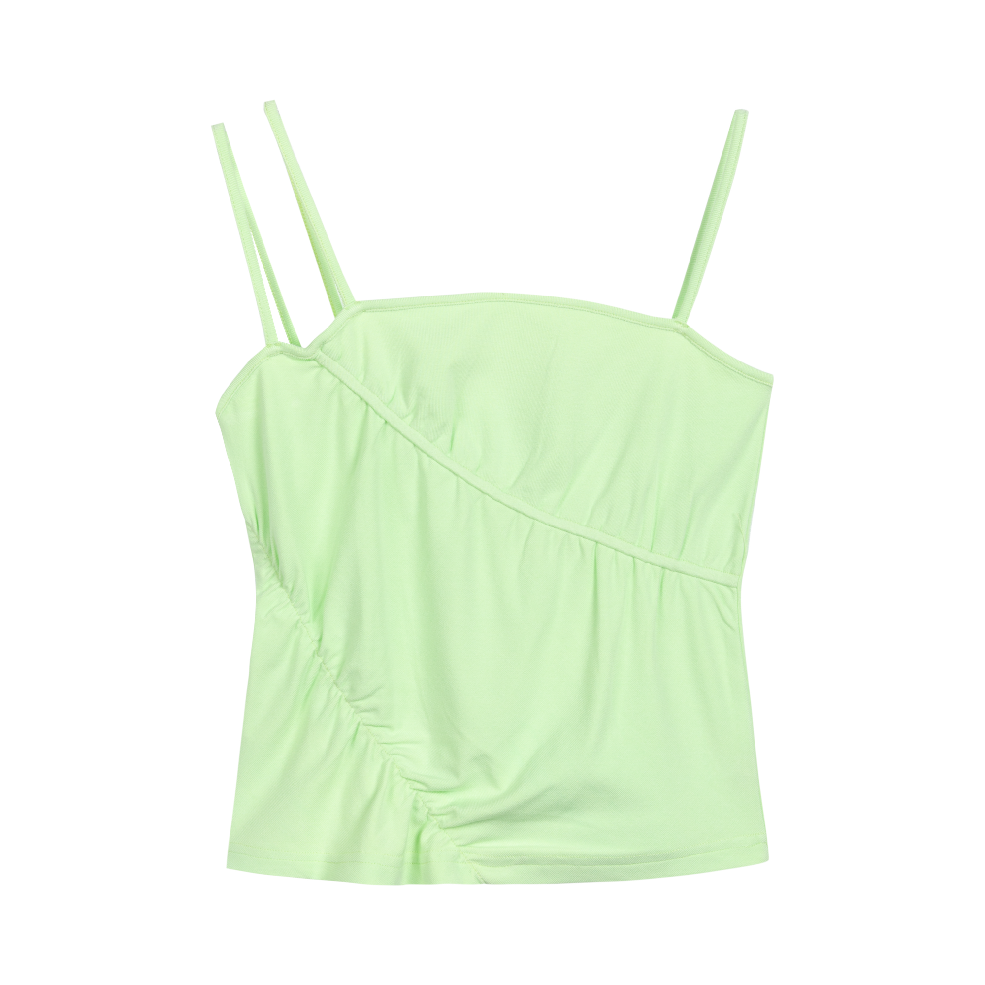 Tiny Gathered Thin Strap Camisole