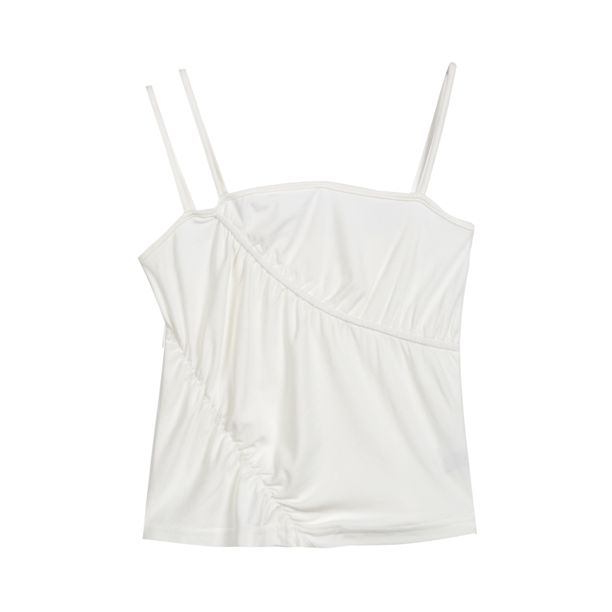 Tiny Gathered Thin Strap Camisole