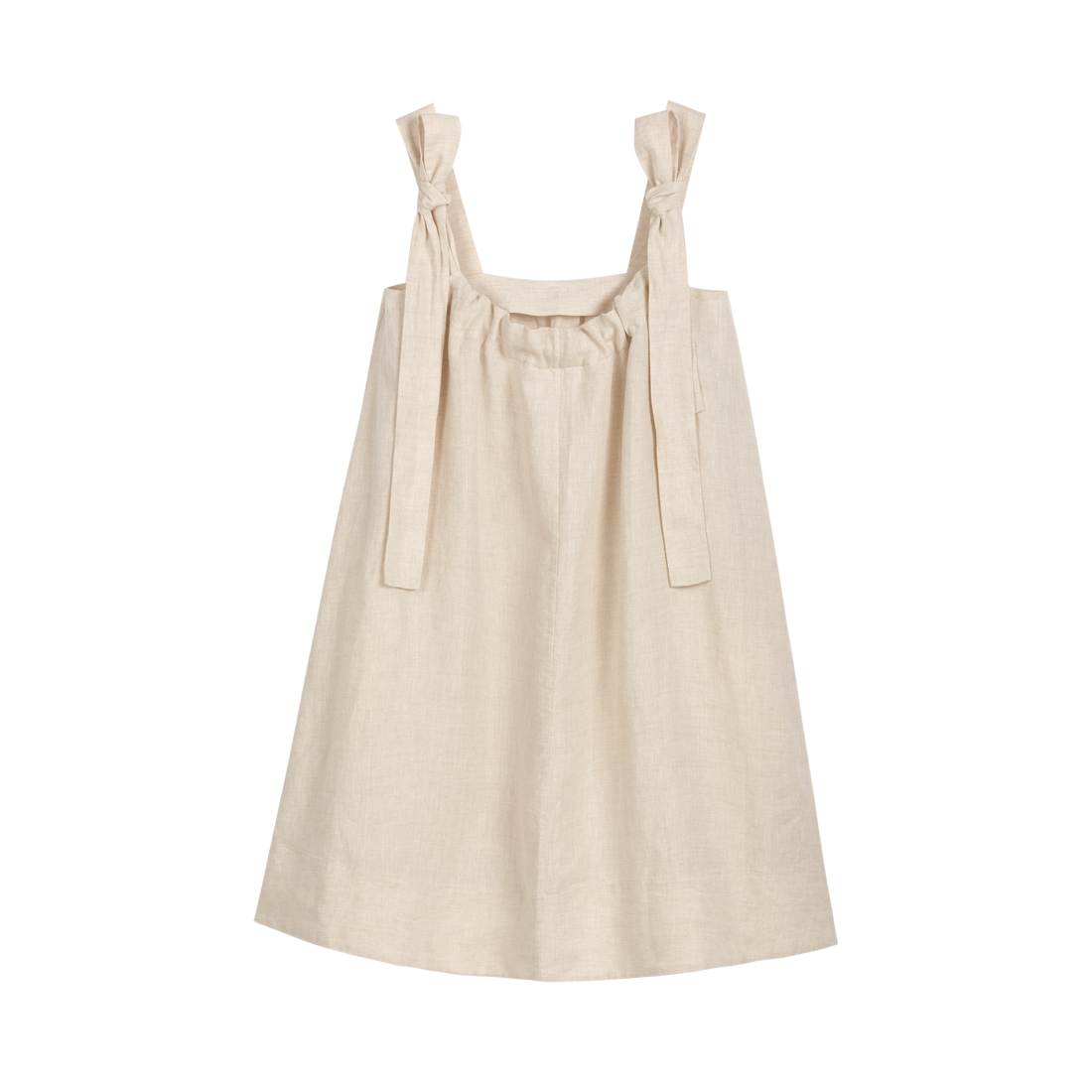Linen Pinafore A-Line Dress